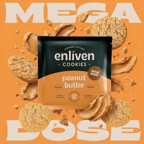 Enliven Peanut Butter Cookie | 1pk 100mg