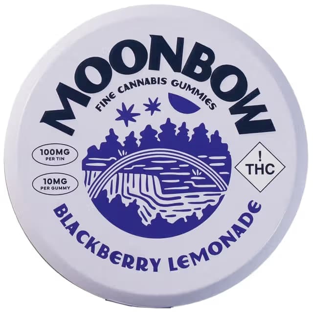 Moonbow Edible: Moonbow - Blackberry Lemonade 10pk - 100mg