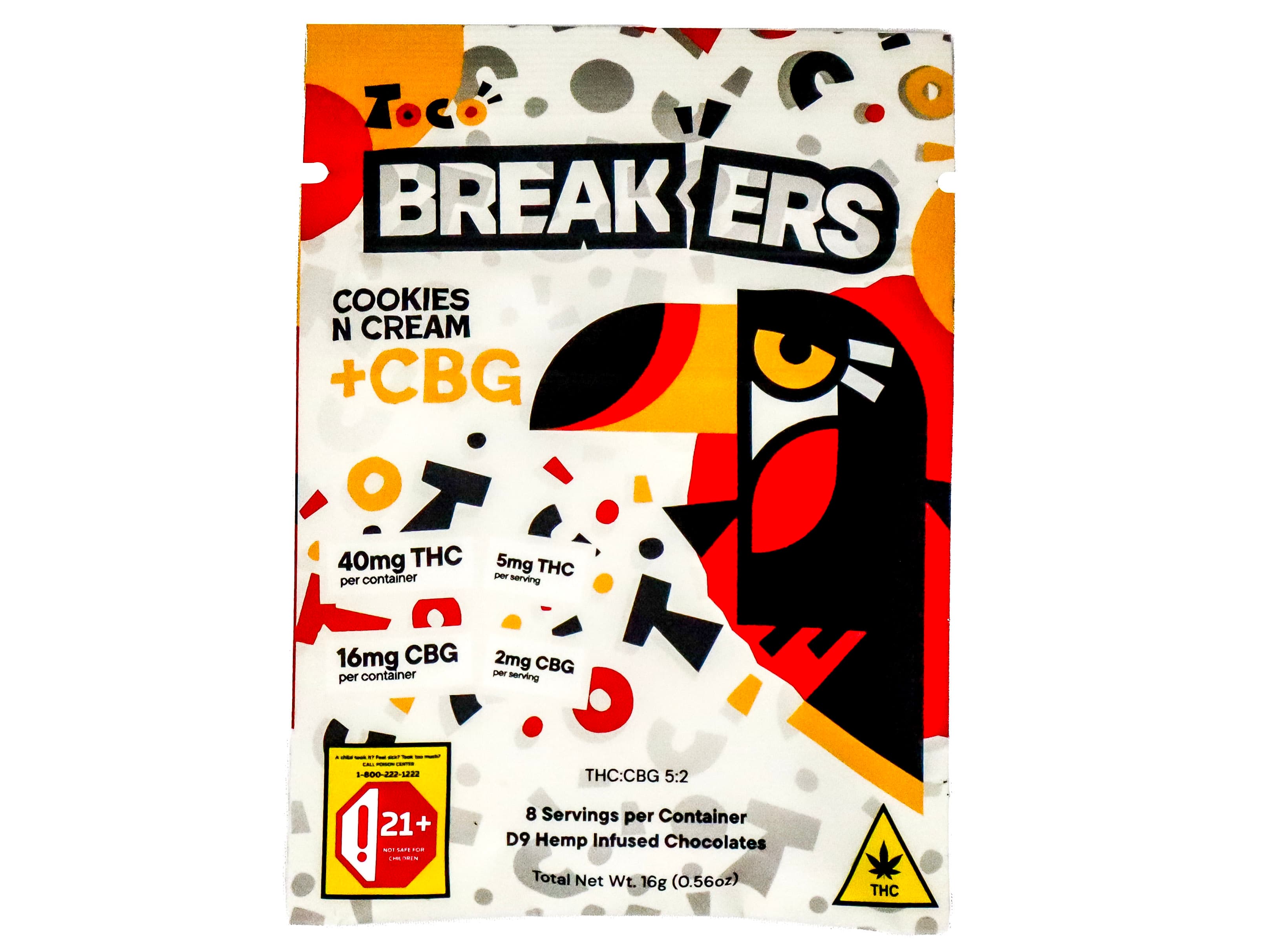NCW Cookies and Cream CBG 40mg THC 2823276592