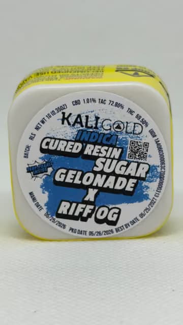 Kaligold extracts Gelonade x Riff OG | 1g Badder