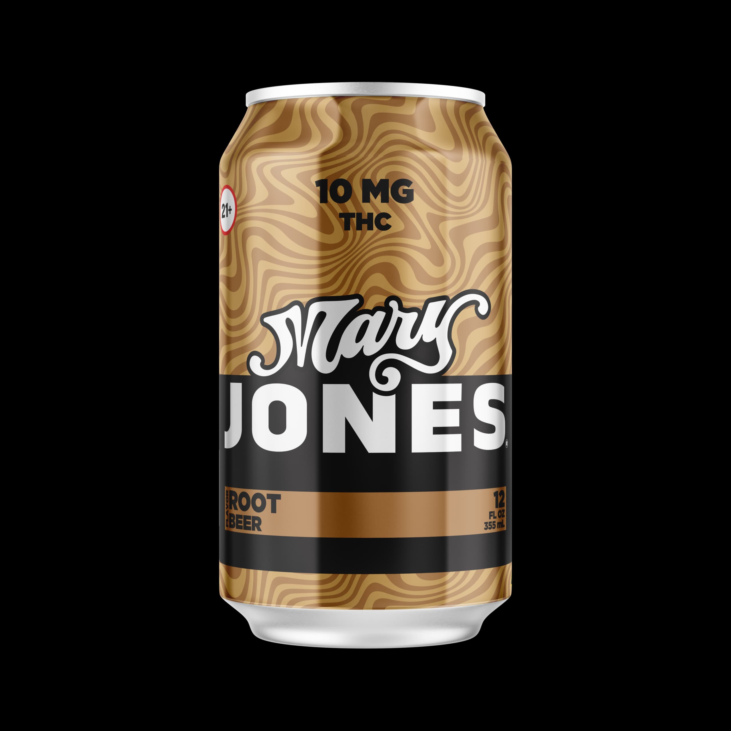 Mary Jones Zero Sugar Root Beer Soda - 100mg - 12oz
