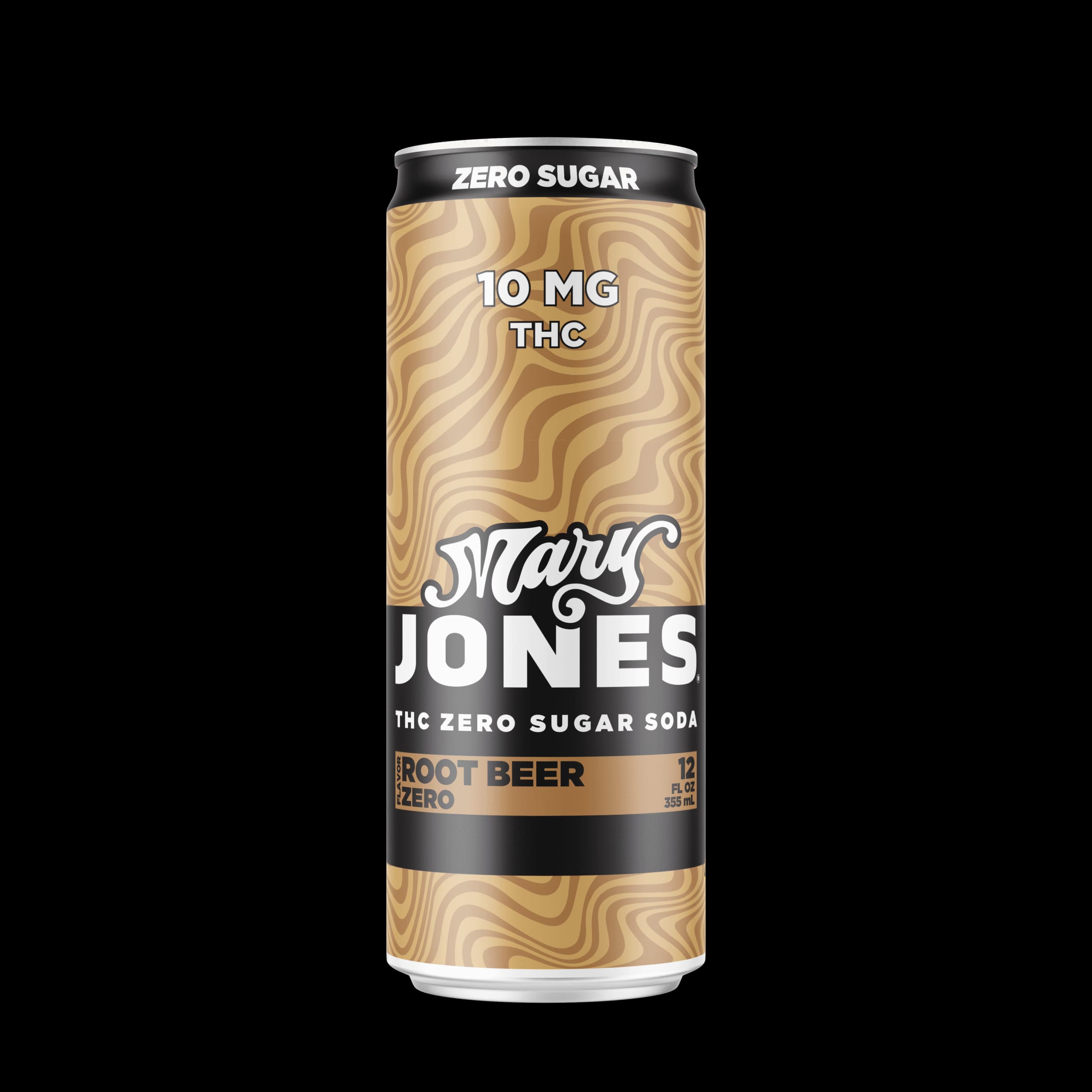 Mary Jones Zero Sugar Root Beer Soda - 100mg - 12oz