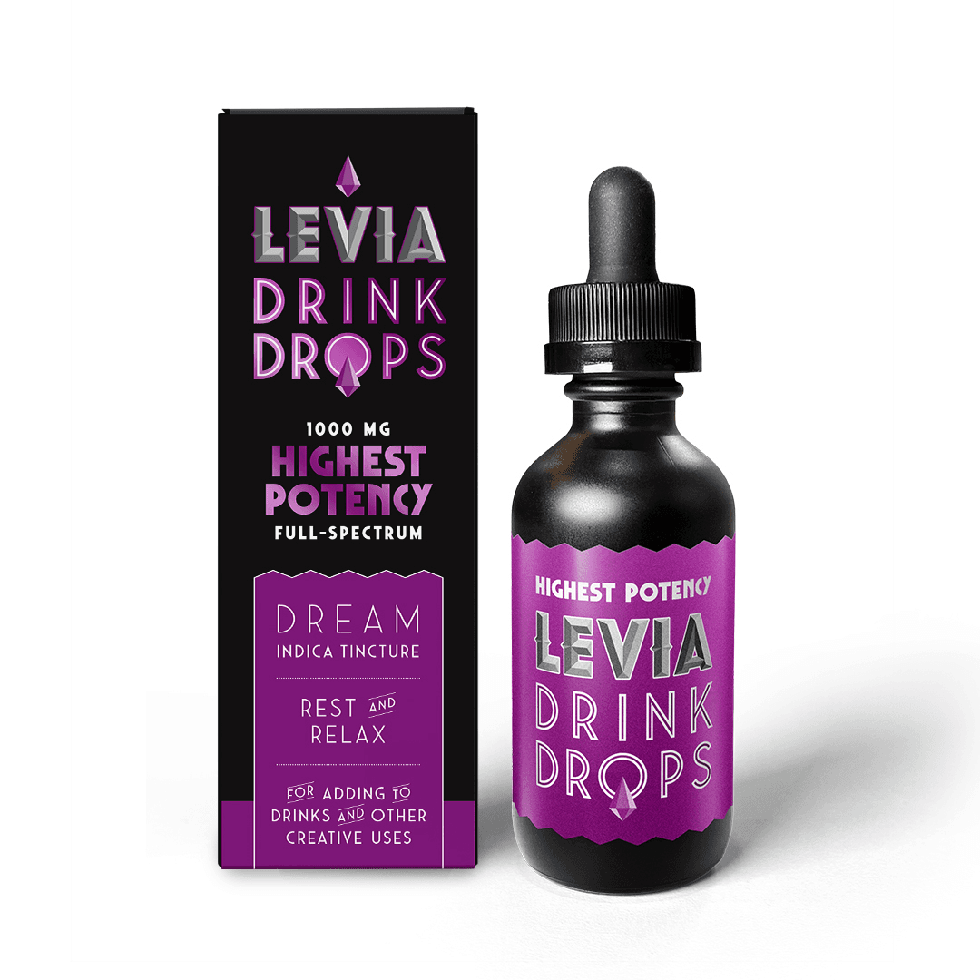 LEVIA 1,000mg DREAM DRINK DROPS Flavorless & Water Soluble