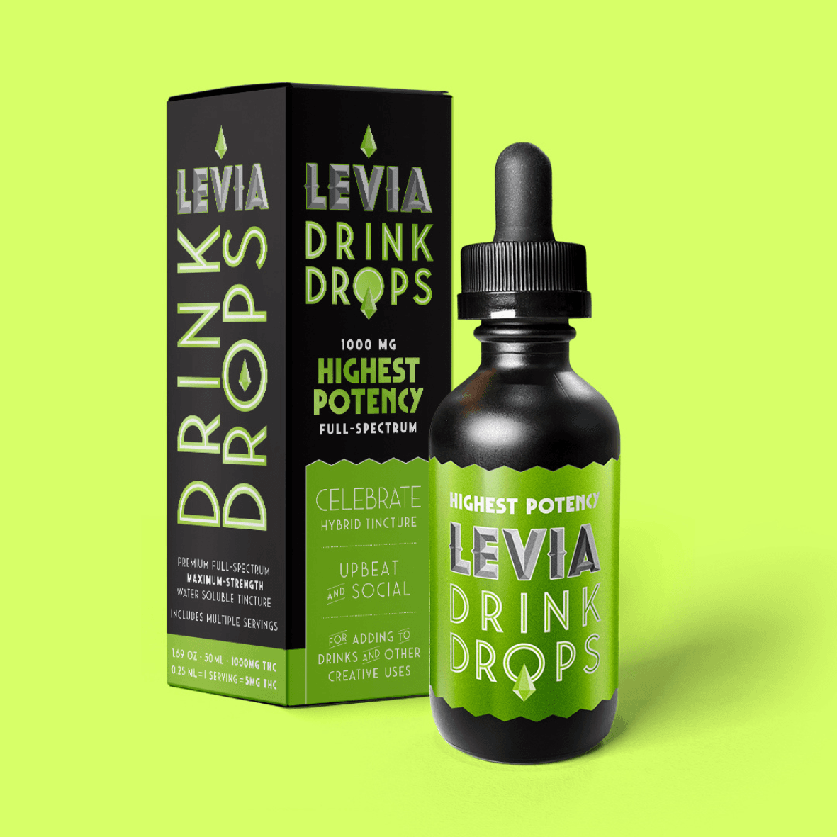LEVIA 1,000mg CELEBRATE DRINK DROPS Flavorless & Water Soluble