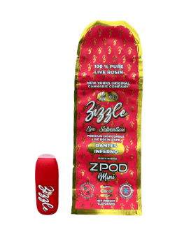 Zizzle Dante's Inferno | .33g Zpod Mini Rosin Vape (Indica-Hybrid)