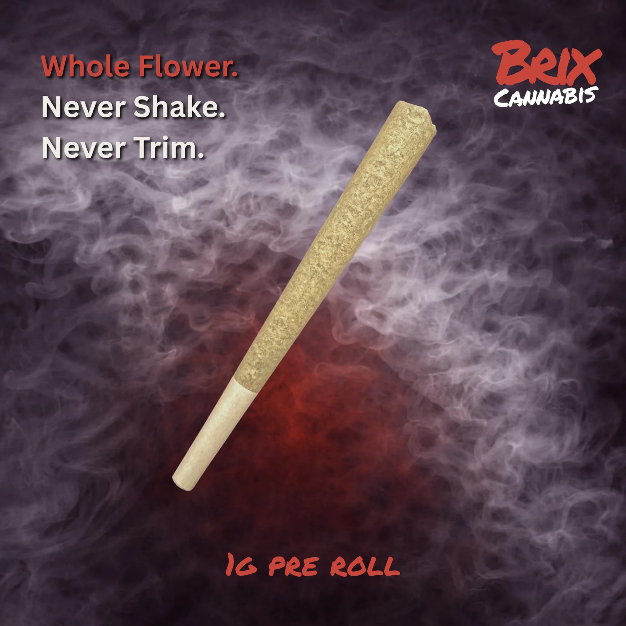 Brix Cannabis Brix Cannabis Scrub Trooper 1g Pre Roll (H) 00420