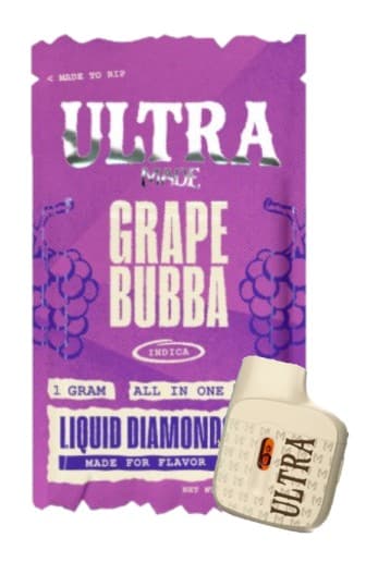 Made LIQUID DIAMONDS ALL IN ONE - GRAPE BUBBA - 1G