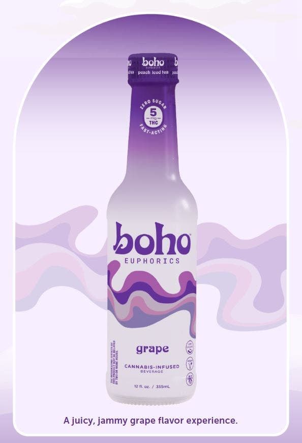 BOHO EUPHORICS Grape Beverage | 5mg Beverages