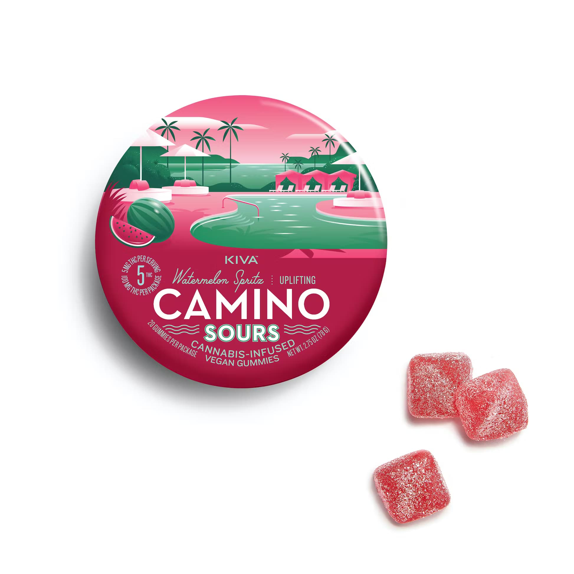 Camino Camino Sours: Watermelon Spritz Chews [20pk]