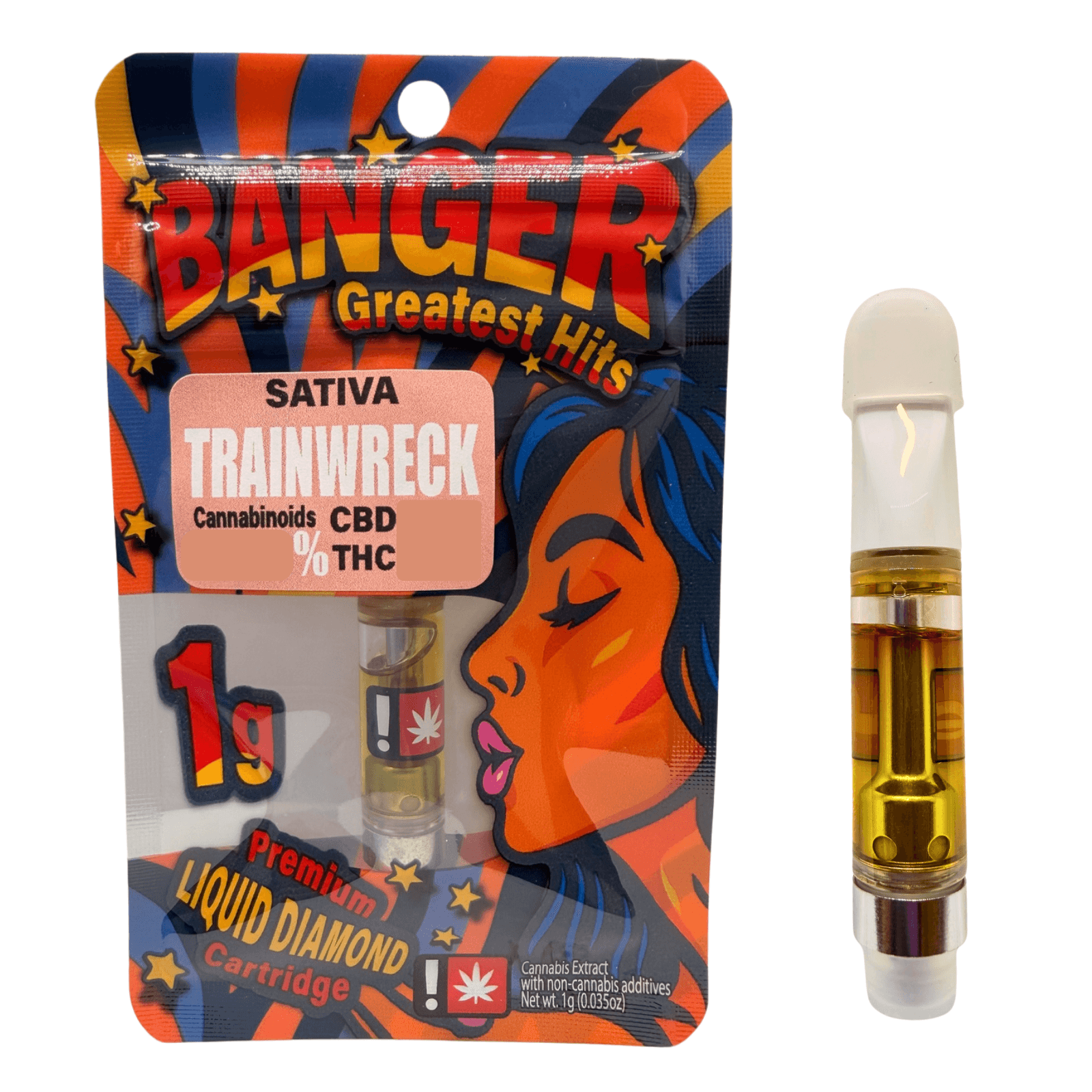 Banger (S)- Trainwreck (S) - 1g Cart
