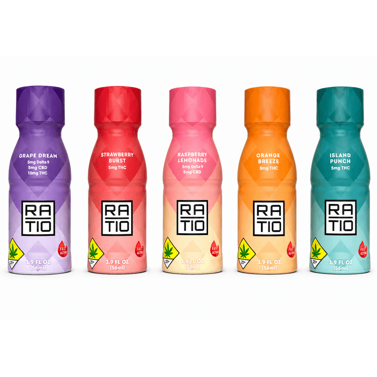 Ratio CBD 1:1 Raspberry Lemonade - Beverage 100mg