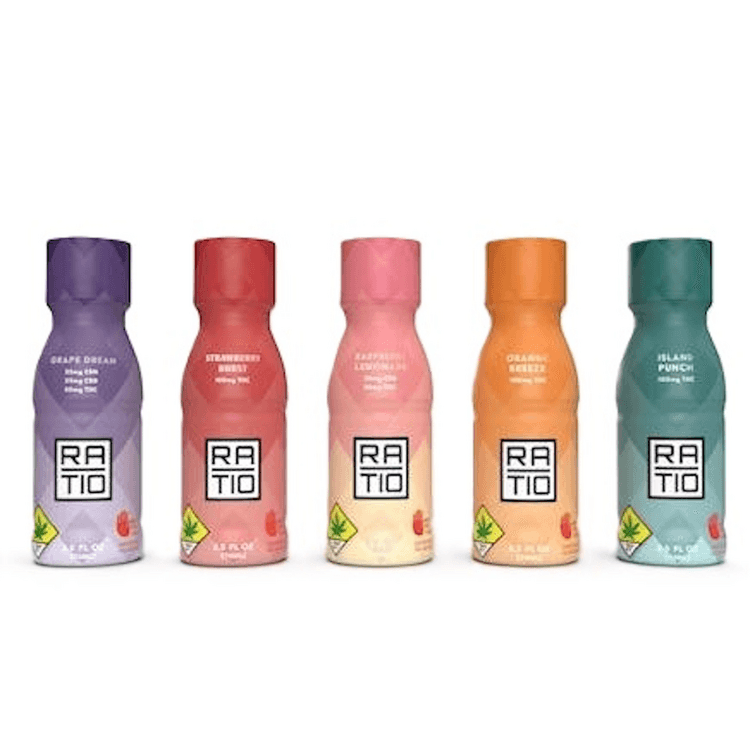 Ratio CBD 1:1 Raspberry Lemonade - Beverage Shot 100mg
