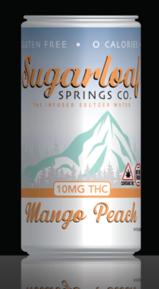 Sugarloaf Springs Sugarloaf Springs Mango Peach Seltzer 10mg