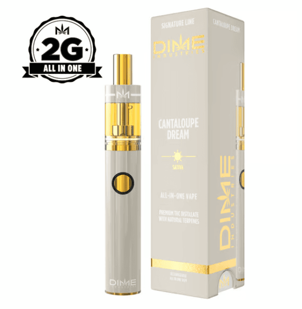 Dime Industries Cantaloupe Dream - Distillate Disposable Vape