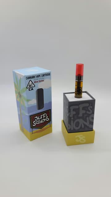 Jeff's Sessions Banana Kush | 1g Cartridge