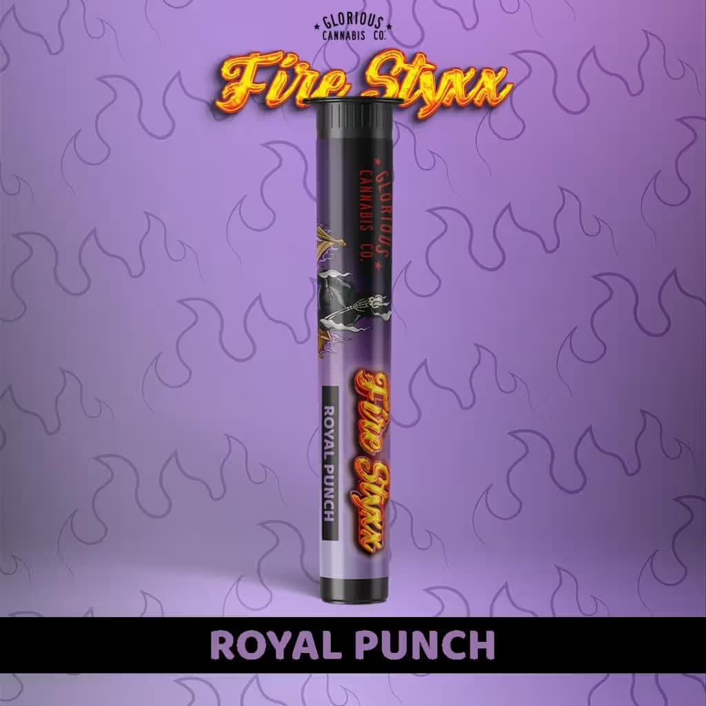 Simpler Daze 1g Royal Punch Fire Styxx Infused Pre-Roll | TAX INCLUDED