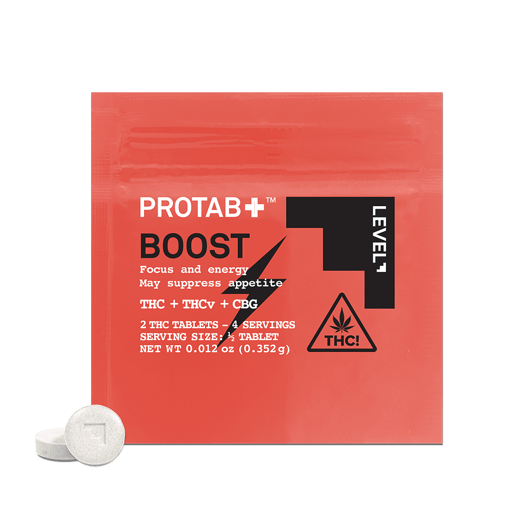 LEVEL PROTAB+ BOOST [2pk] (20mg THC/7mg THCv/3mg CBG)
