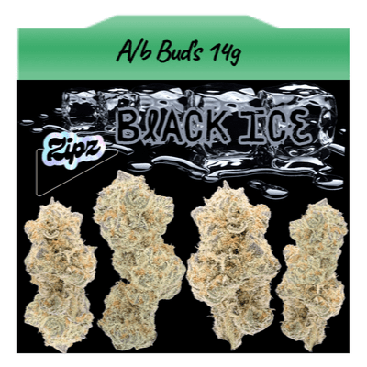Zipz Black Ice Flower | 14g - Zipz