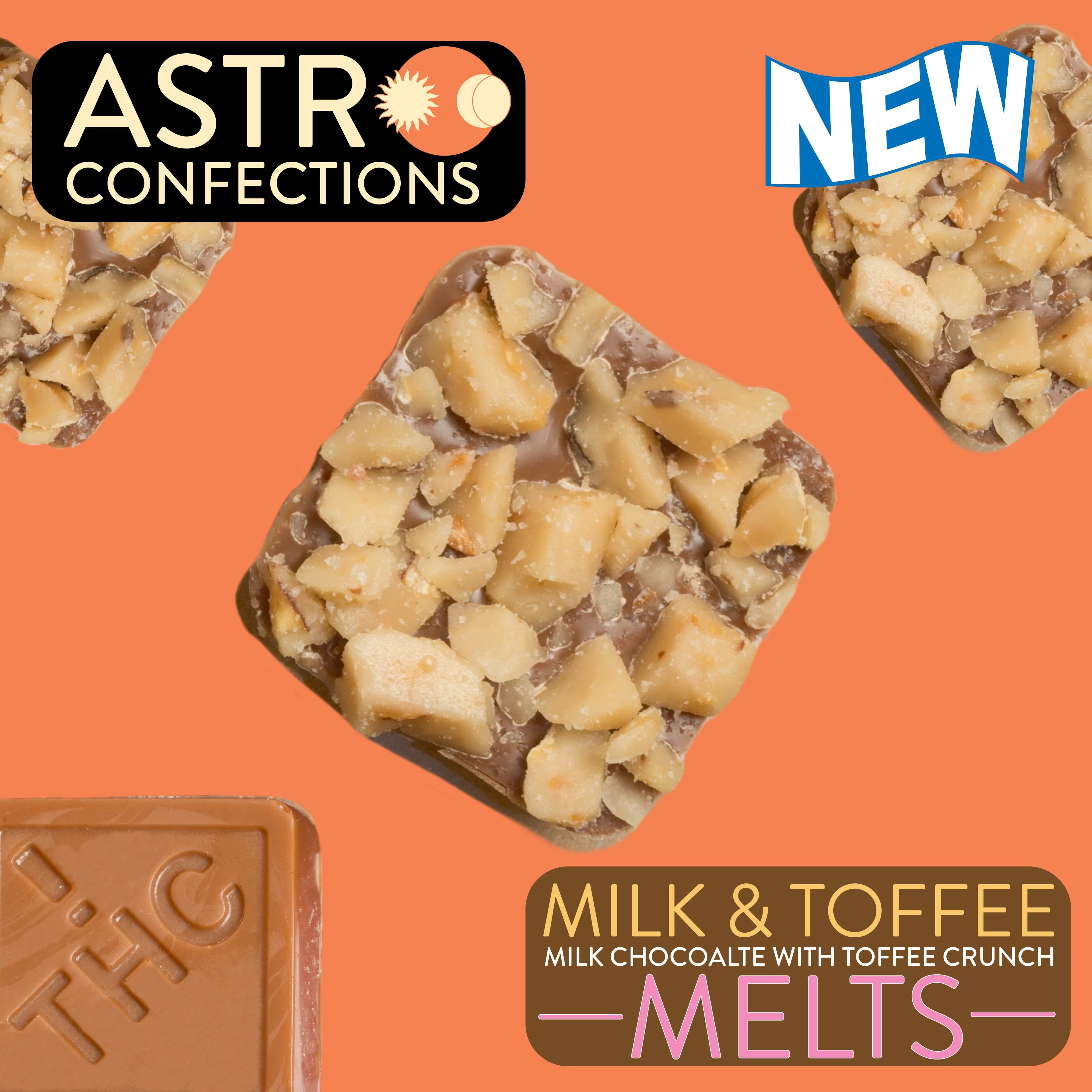 Astro Confections Astro Milk & Toffee Melts 20pk 0119