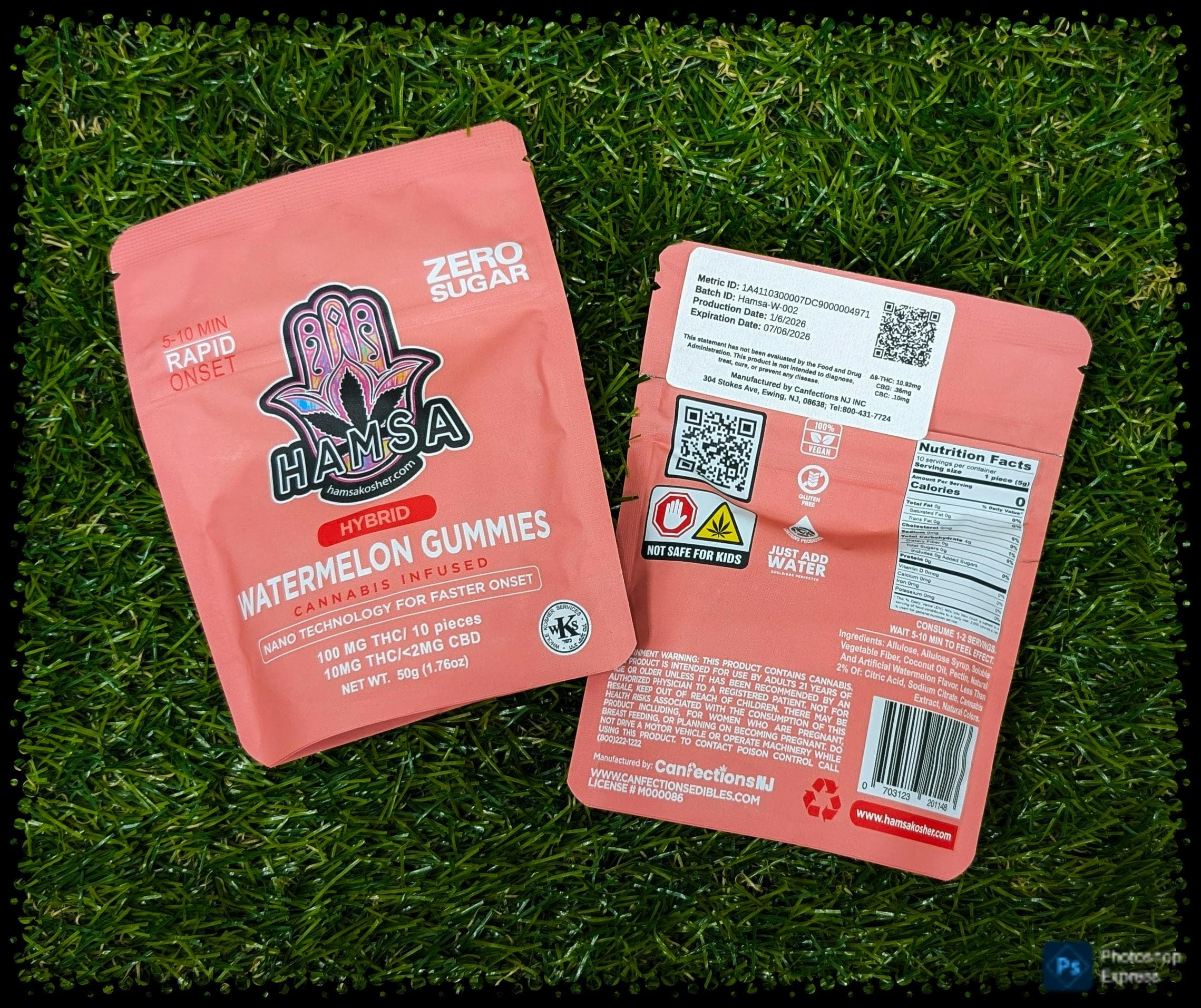 HAMSA Watermelon Zero Sugar