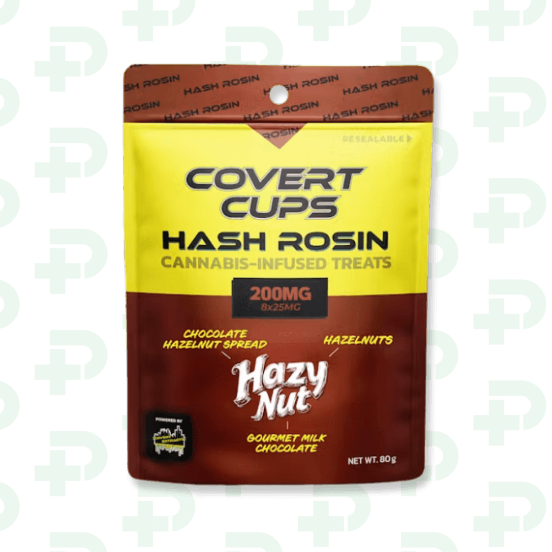 Covert Cups 200mg Hash Rosin Cups - Hazy Nut