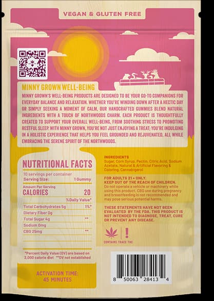 Minny Grown Pink Lemonade | CBG | 25mg | 10ct
