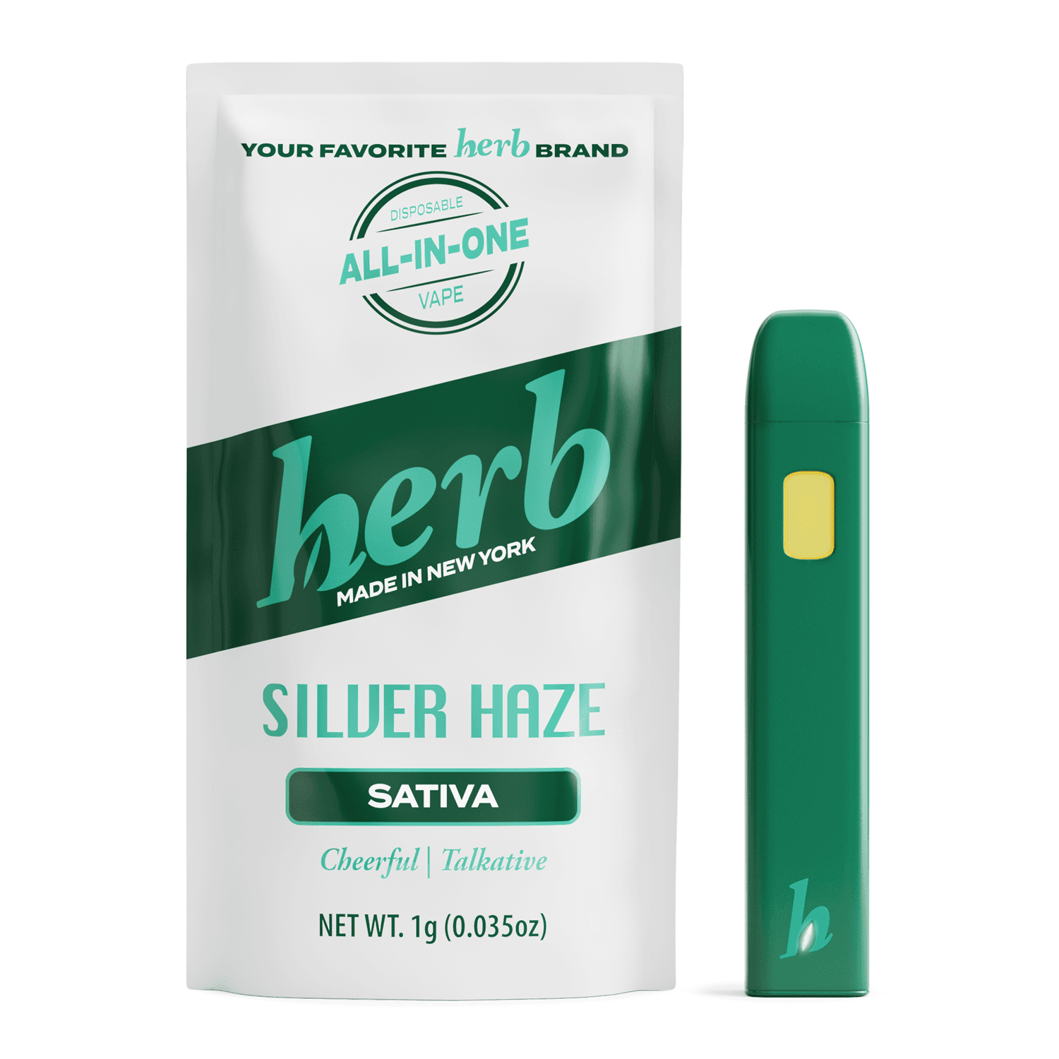 Herb Herb | AIO Vape | Silver Haze (Sativa)