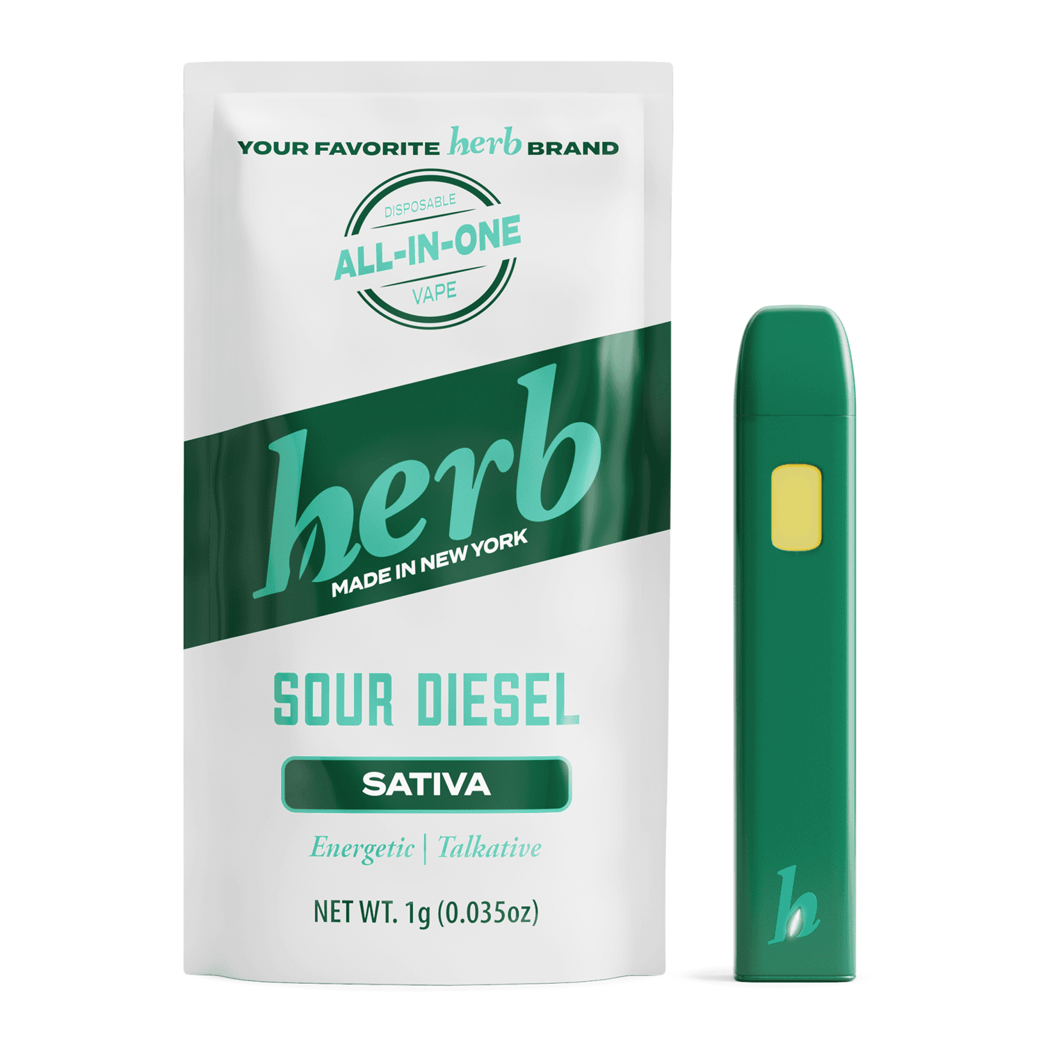 Herb AIO Vape | Sour Diesel (Sativa)