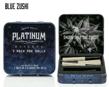 PLATINUM RESERVE Platinum Reserve Blue Zushi 7pk Prerolls