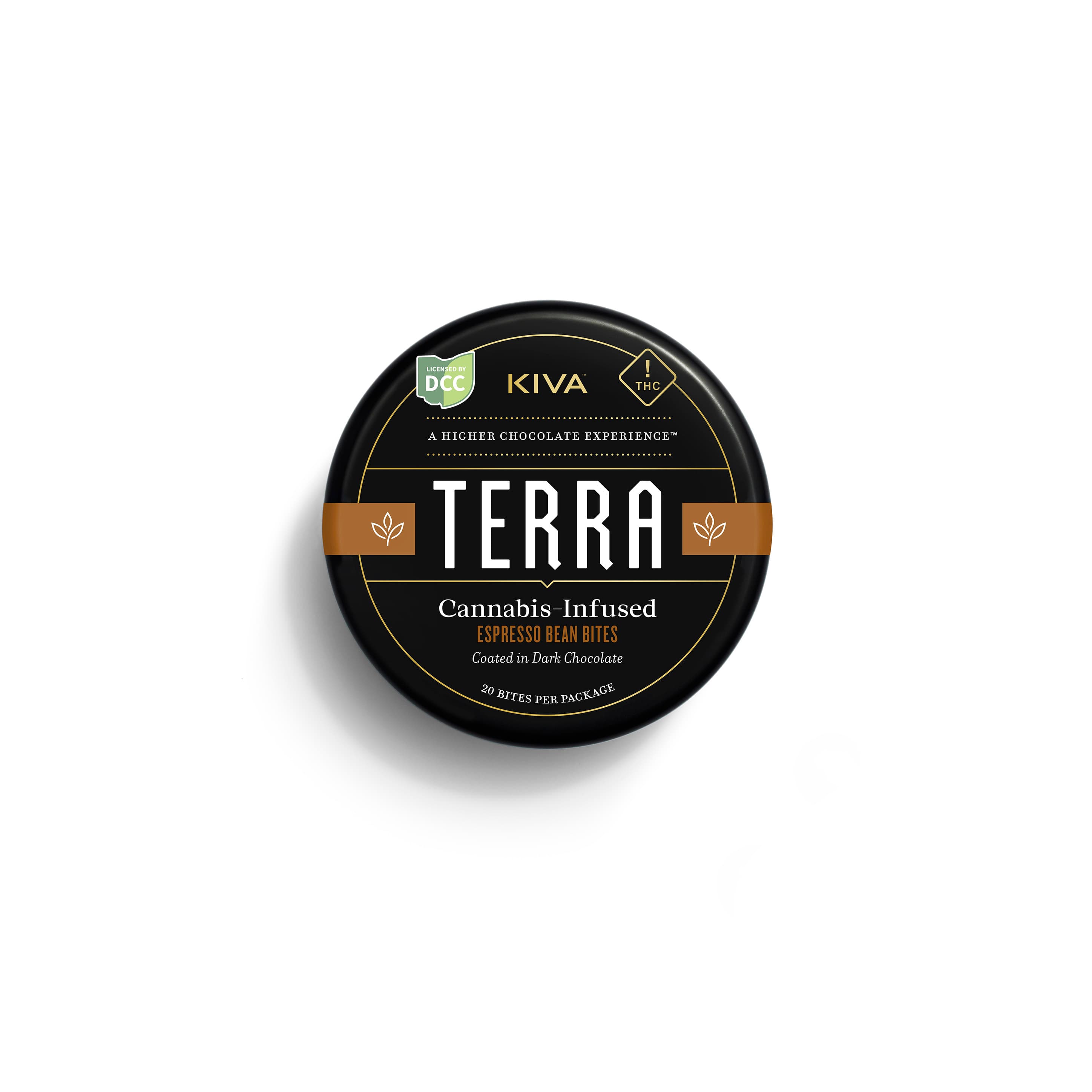 TERRA Espresso Beans Chocolate Bites 20pk - 100mg
