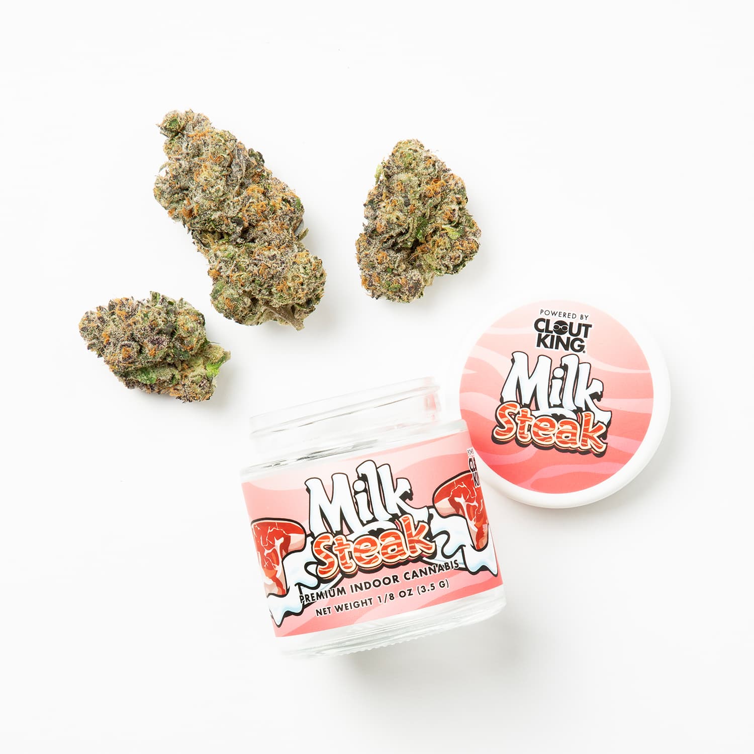 Clout King Milksteak- 3.5g Indoor Flower