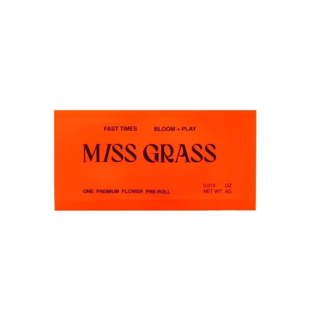 Miss Grass Blackberry Durban | All Times Spark Pre-roll | 0.4g | 42009