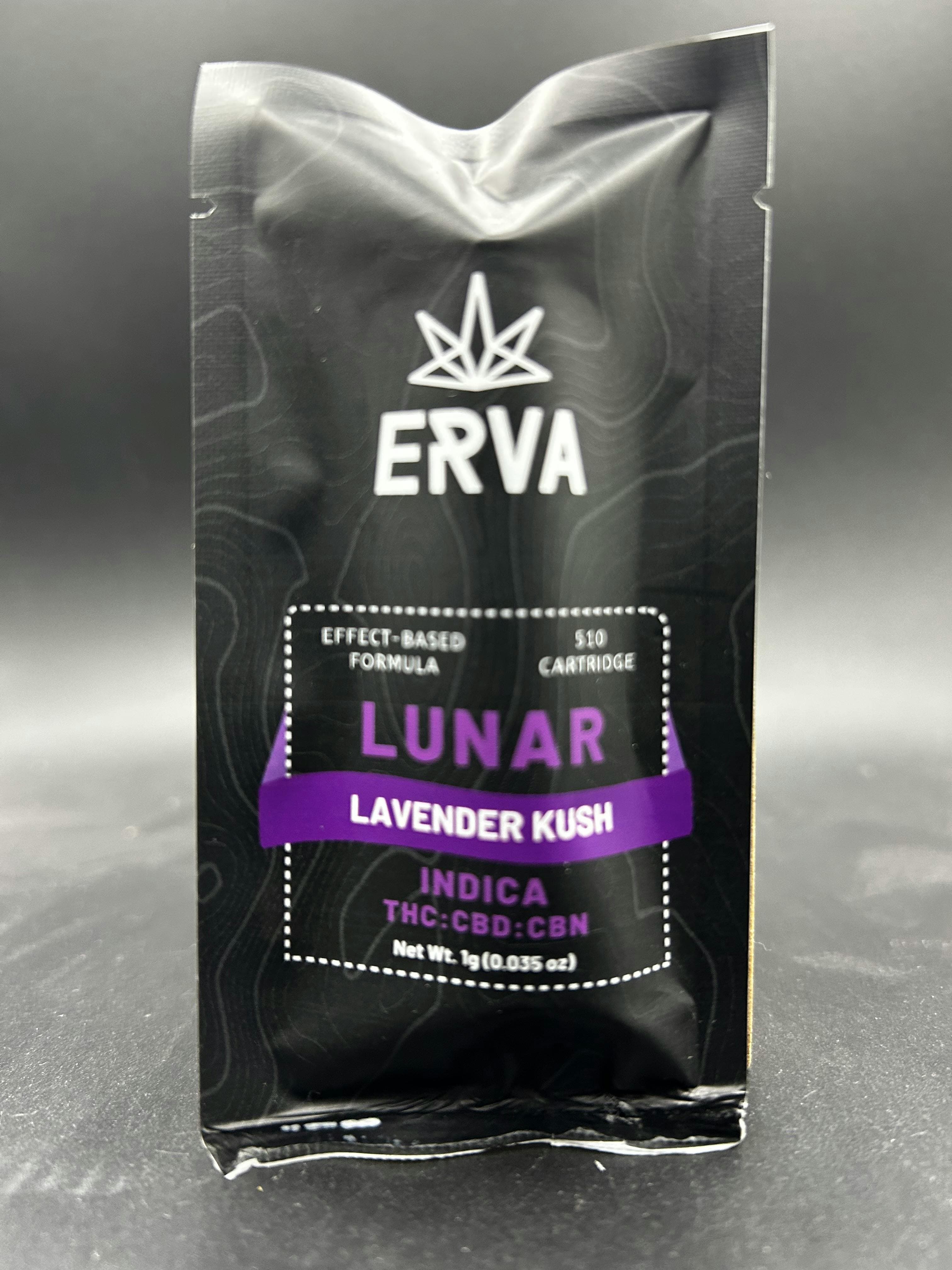 Erva Lunar Vape | Lavender Kush | 1.0g 510 Vape Cart