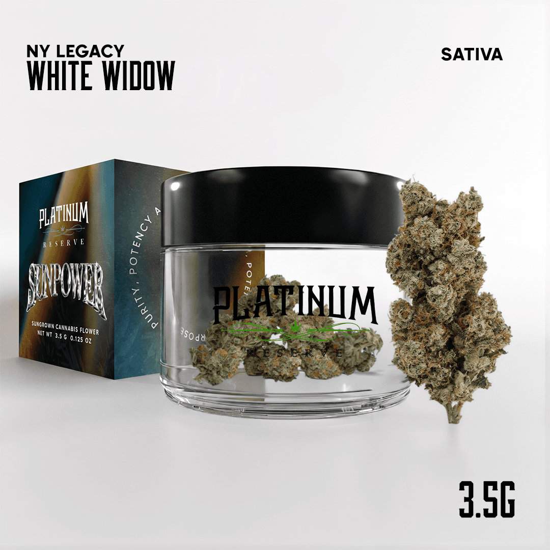 PLATINUM RESERVE White Widow | Sun Powered Flower