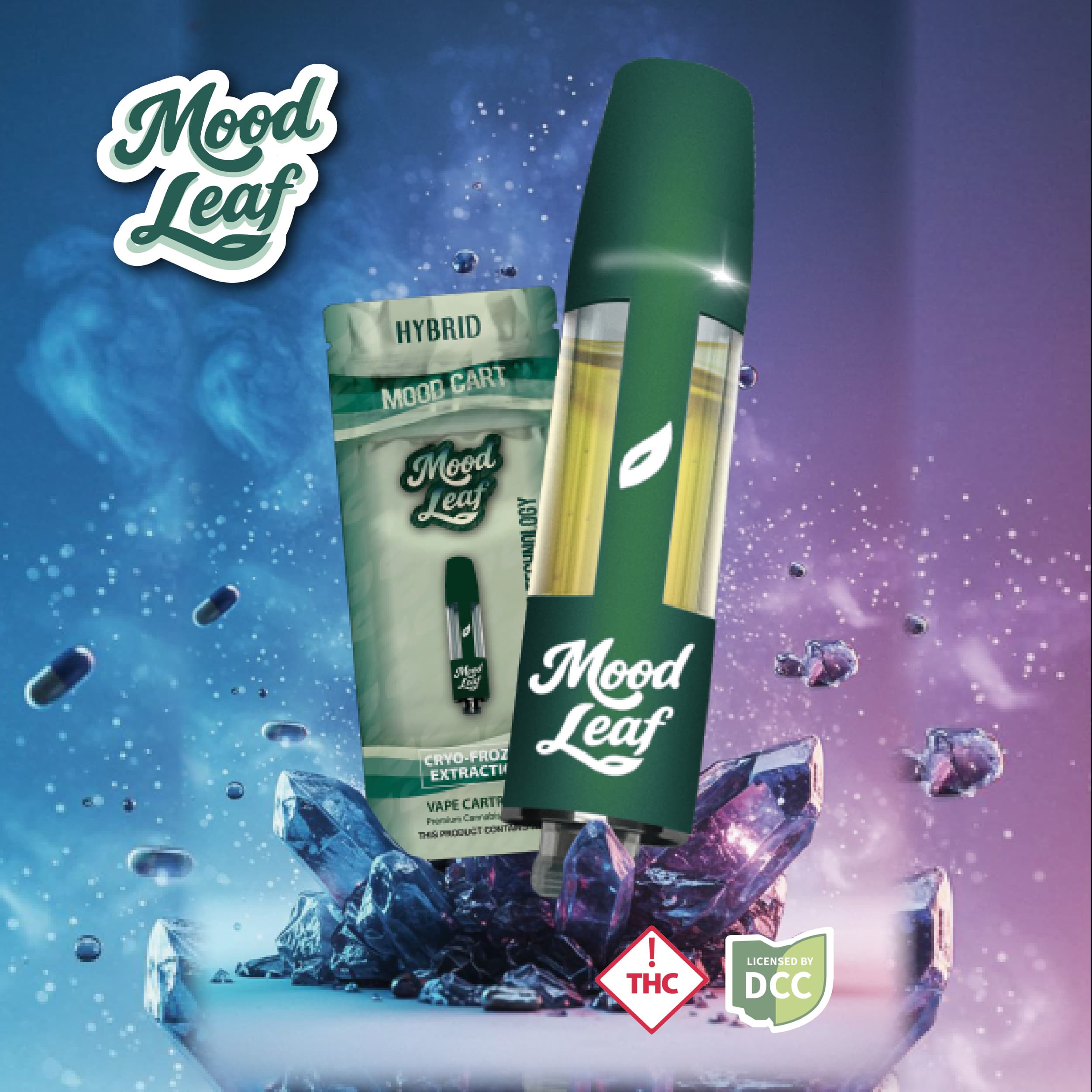 MoodLeaf MoodLeaf Kush Face (H) CDT Cartridge 1g