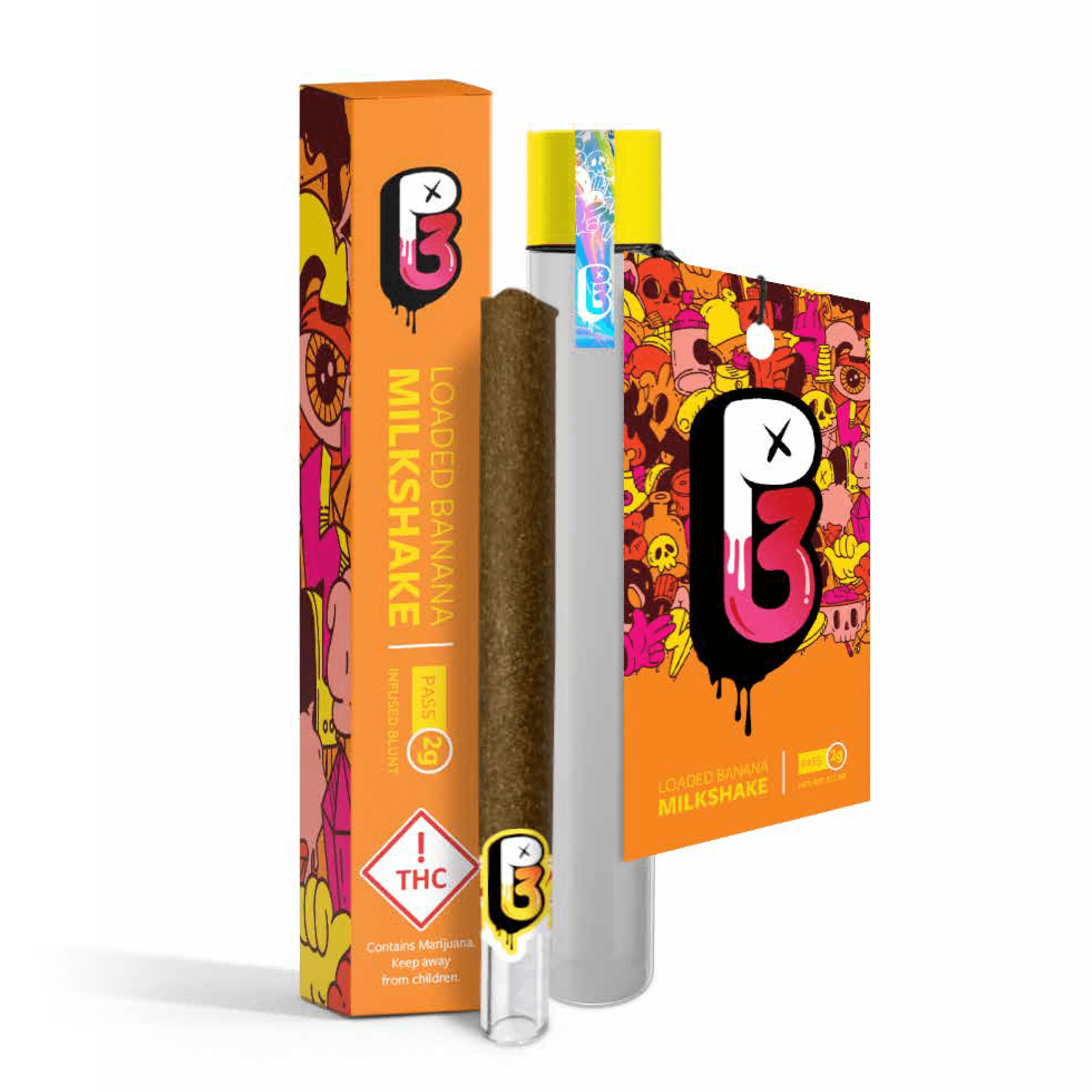 P3 Infused Blunt - Banana Milkshake