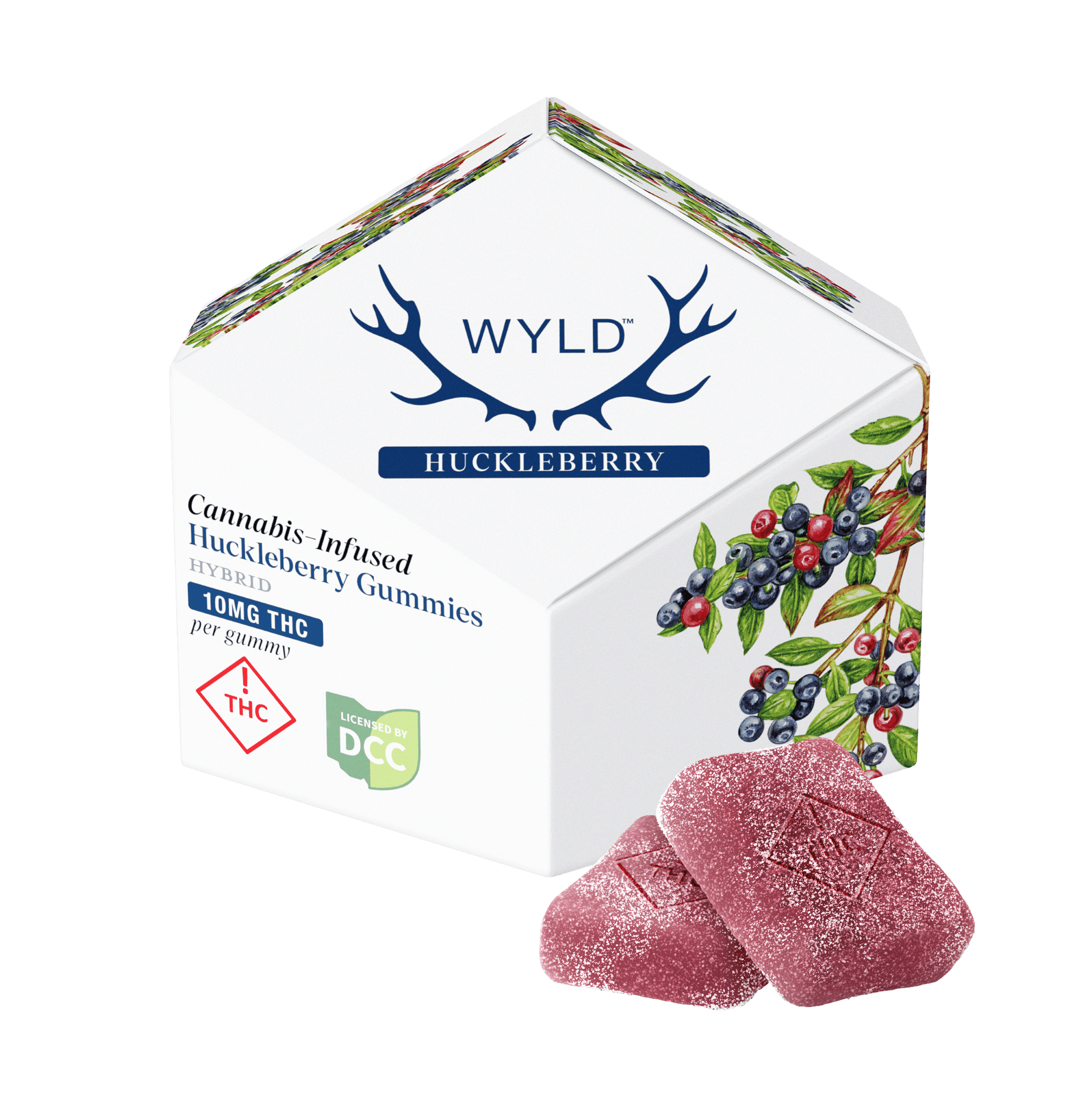 Wyld Wyld Huckleberry (H) Gummies 10mg 10pk