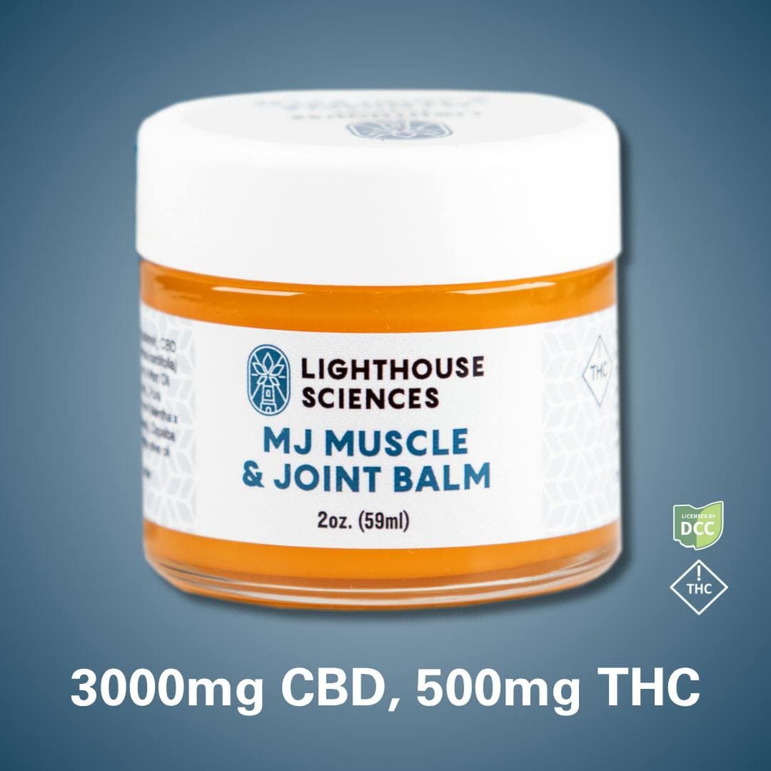 Lighthouse Sciences Balms | 6:1 CBD:THC | MJ Muscle & Joint | 500mg