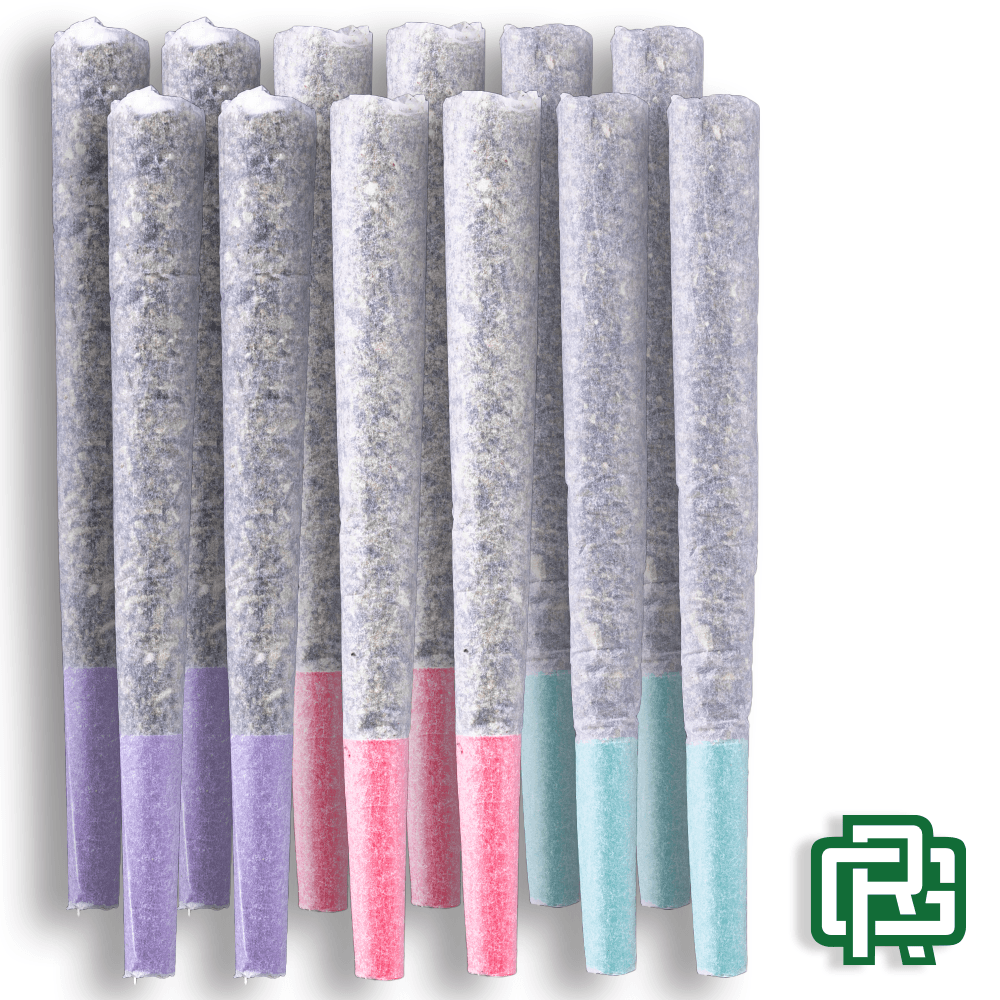 Exotic Blendz Dark Queen, Mint Tao, and Dulce de Uva Pre-Rolls | 1g 12pk | Exotic Blendz
