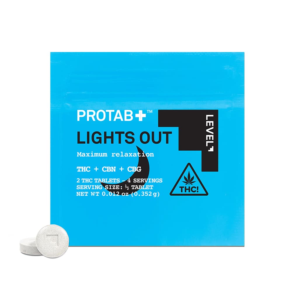 LEVEL PROTAB+ Lights Out [2pk] (40mg THC/20mg CBN/6mg CBG)