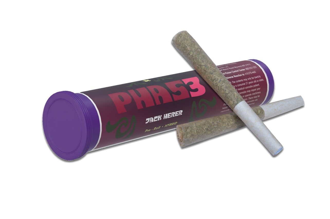 Phas3 Jack Herer Preroll [2pk] 0.5g each