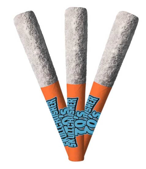 SKULLCRUSHER 70'S ICED ORANGE - QUAD DIAMOND INFUSED - 3 x 0.45g