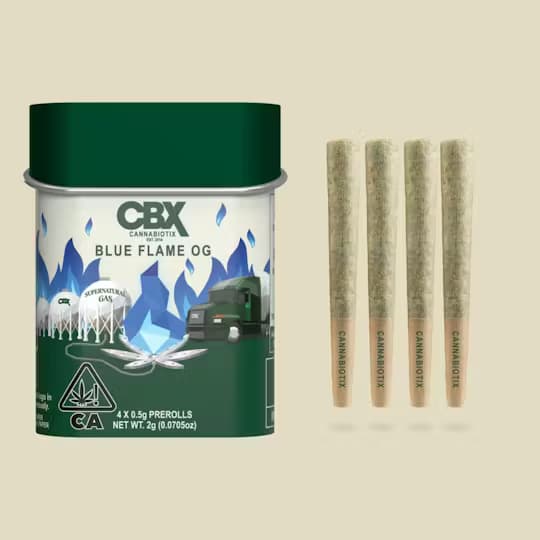 Cannabiotix (CBX) CBX | Pre-Roll 0.5g (4pk) | I | Blue Flame OG