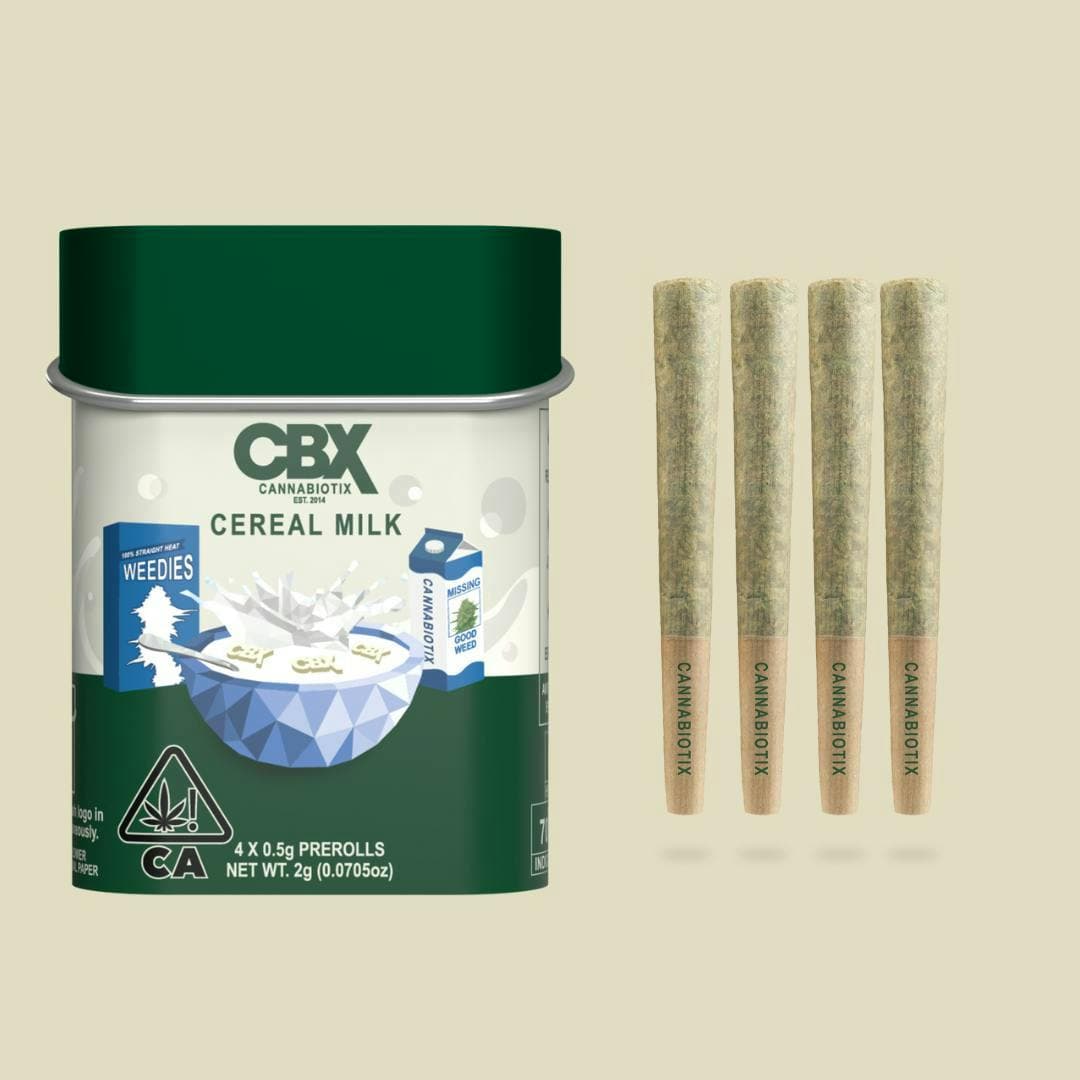 Cannabiotix (CBX) CBX | Pre-Roll 0.5g (4pk) | H | Cereal Milk