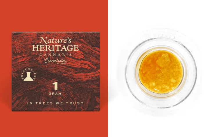 Nature's Heritage CHEM FRUIT - BUBBLE HASH 1G