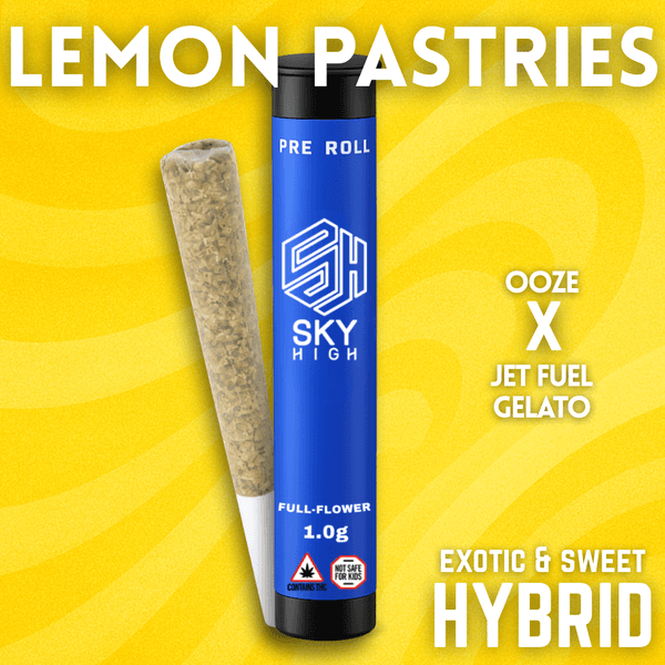 Sky High Lemon Jam (Lemon Pastries) - 1g pre-roll Pre-rolls