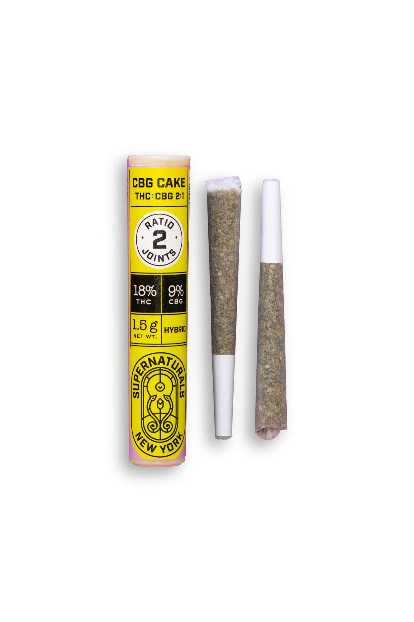 Supernaturals CBG Cake | Pre-Rolls 2pk | 1.5g