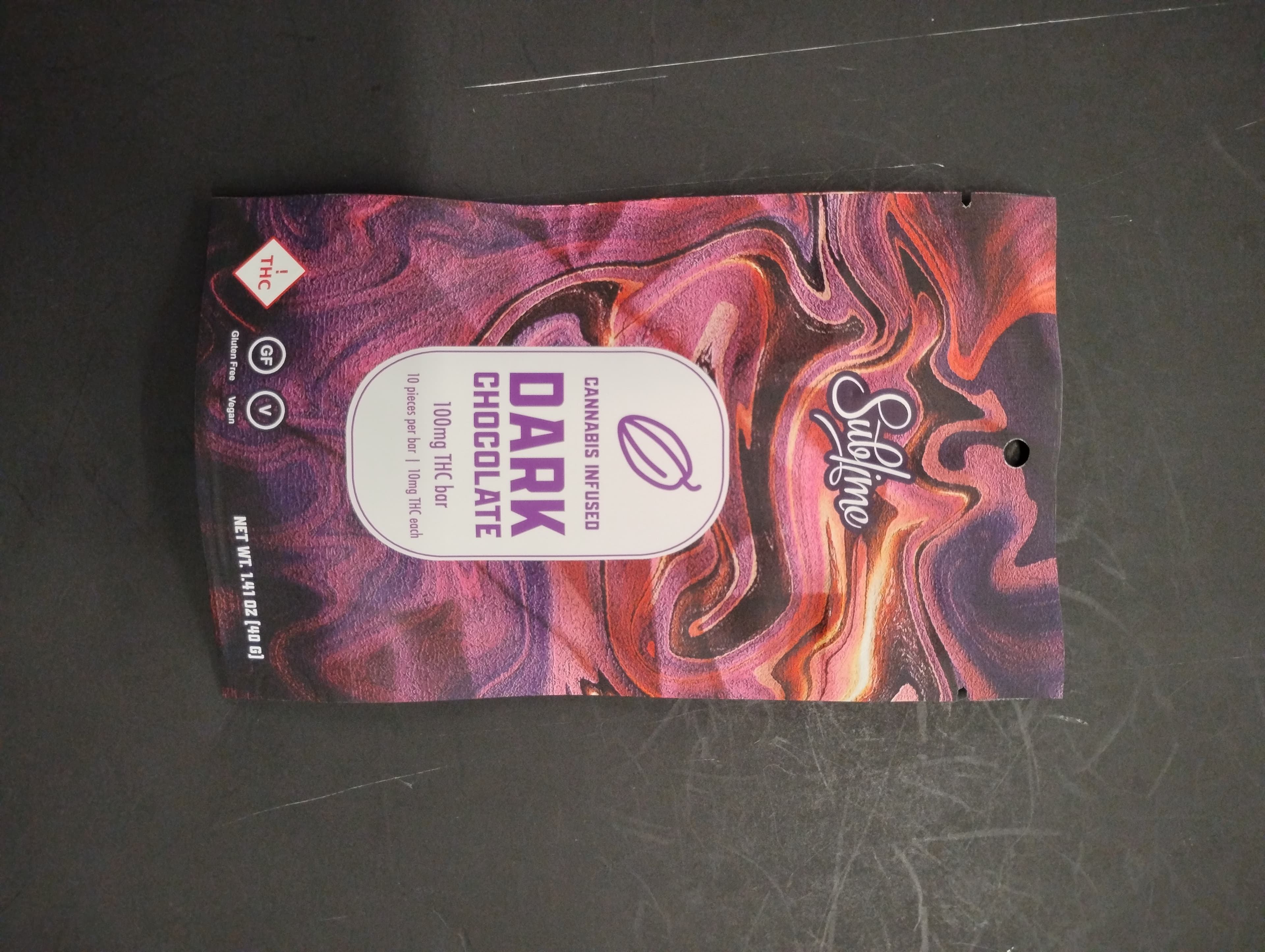 Sublime Sublime Single Dark Chocolate 10mg