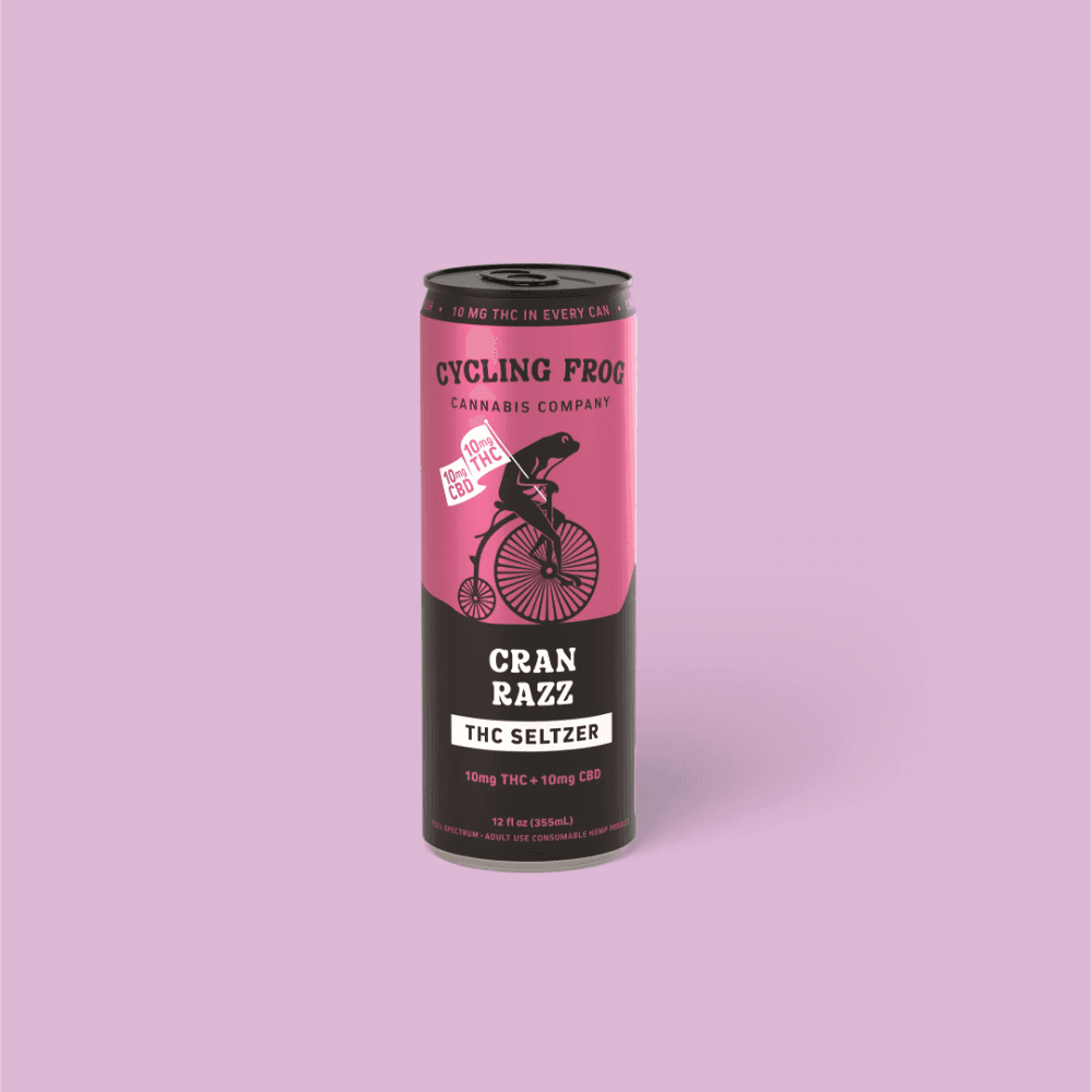 Cycling Frog Cran Razz (10mg CBD/10mg THC)