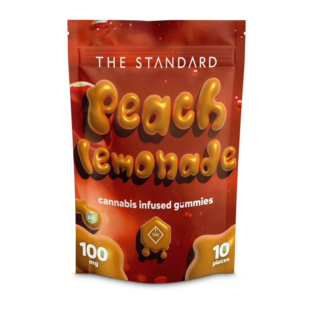 The Standard Peach Lemonade Gummies | 10pk | 100mg
